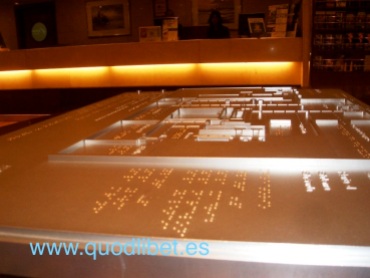 Plano táctil braille Hotel HUSA Chamartín2